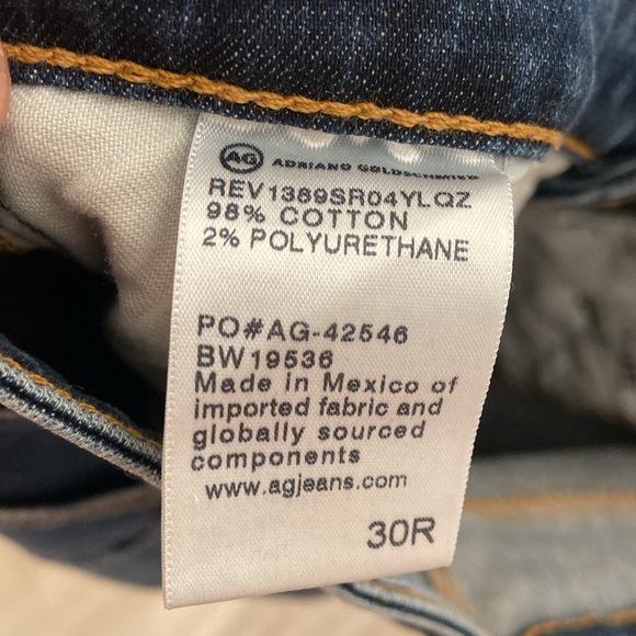 AG-ED Denim The Legging Ankle, Raw Hem, Style: REV1389-SP, 30Rx28, NWT $219 MSRP - Picture 8 of 13